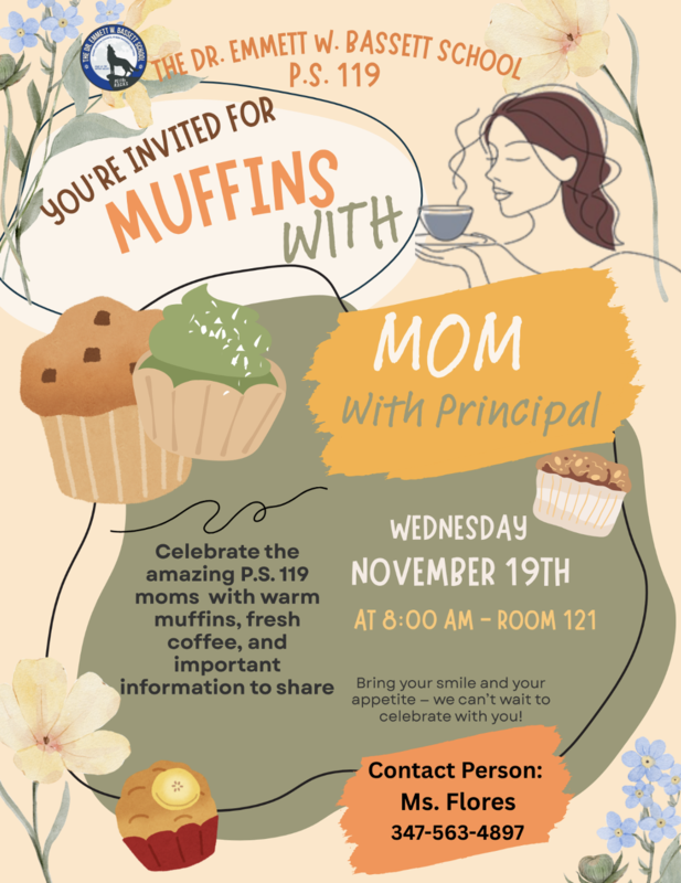 Muffins with Mom & with Principal 11 19 2025
