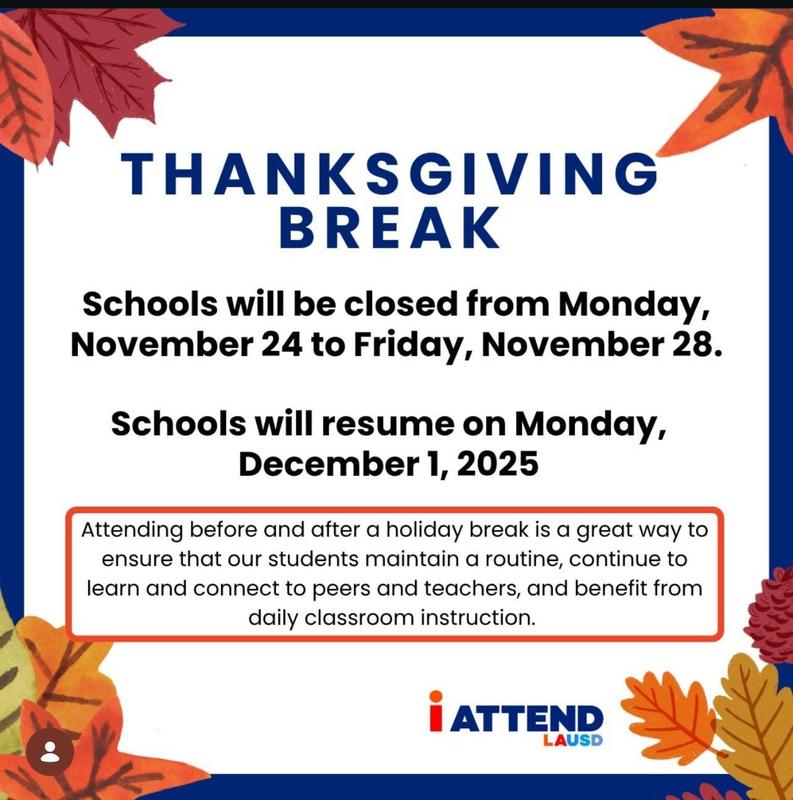 BSM Thanksgiving Break