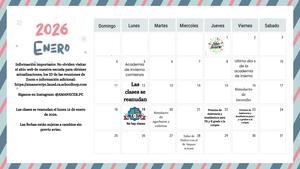 January Calendar