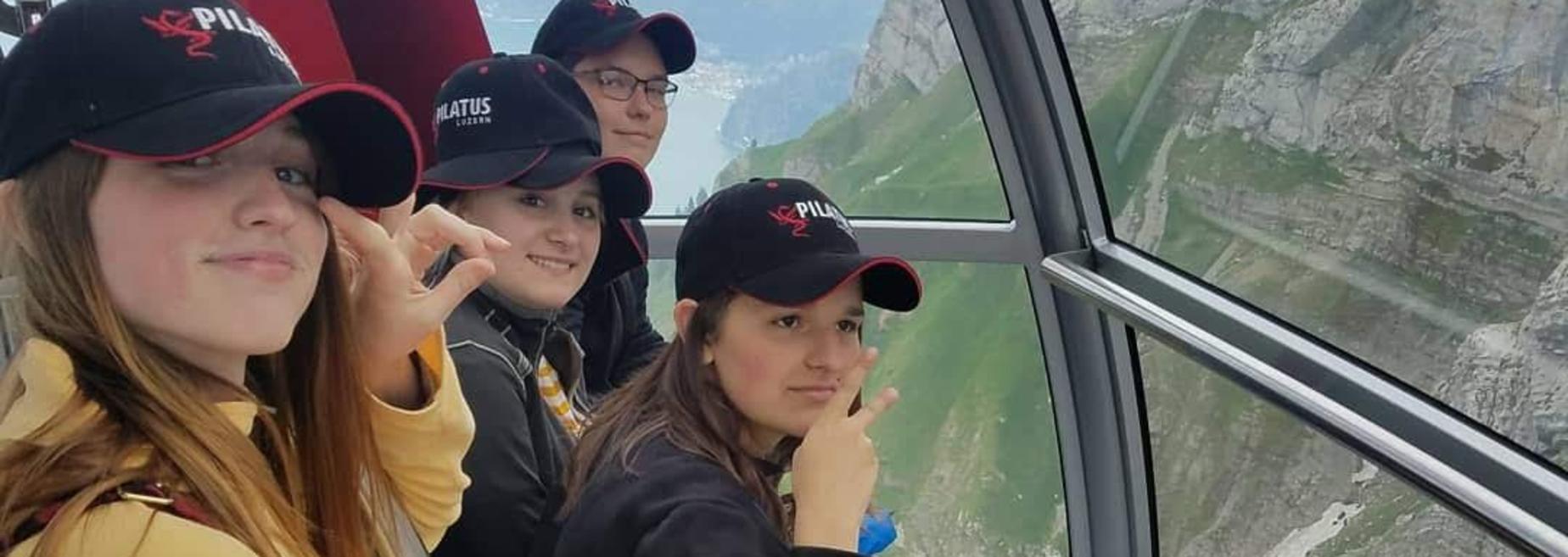 German students traveling abroad