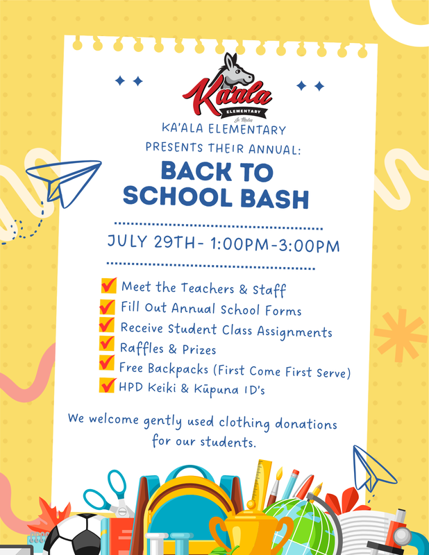 back to school bash