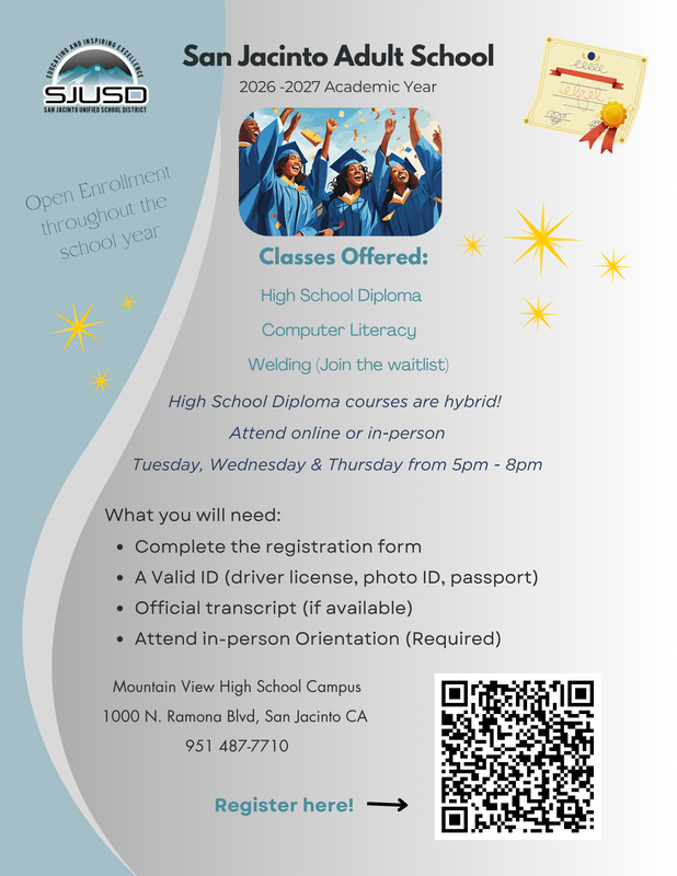 Adult Education Flyer