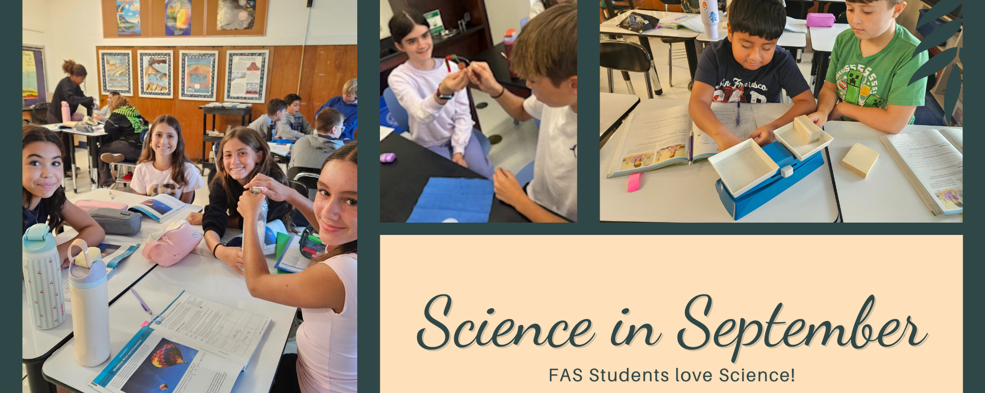 Students learning in Science Class