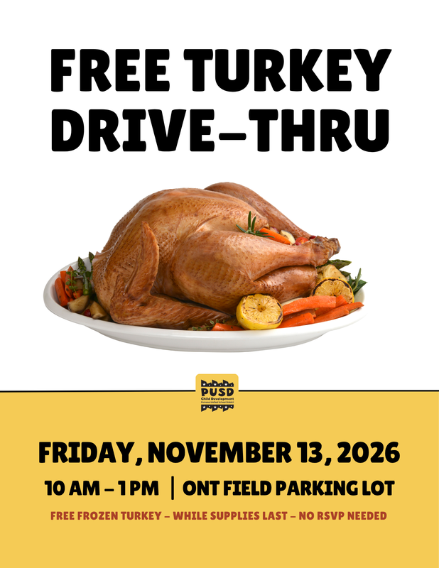 free turkey flyer announcement