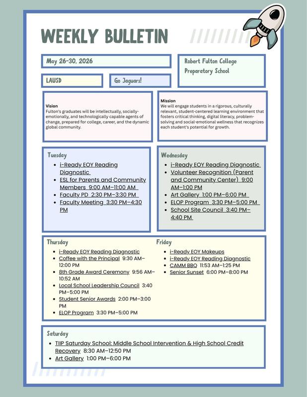 Weekly Bulletin