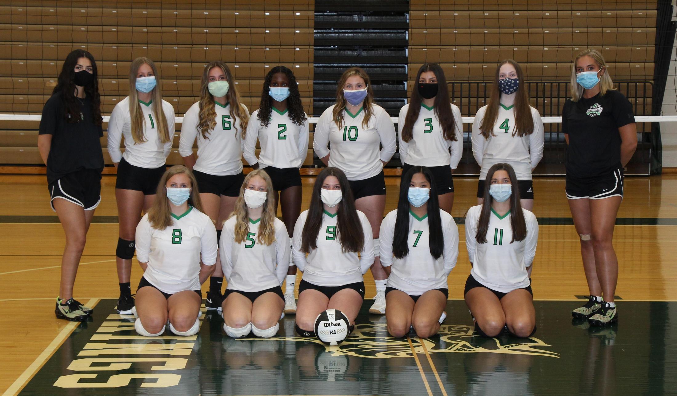 Freshmen Team Picture Volleyball Valparaiso High School