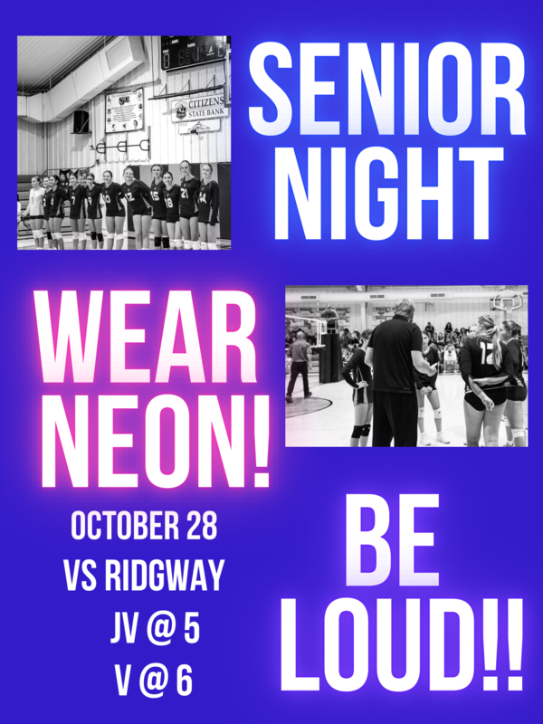 Volleyball Senior Night 10/28