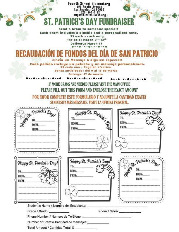 St. Patrick's Day Grams