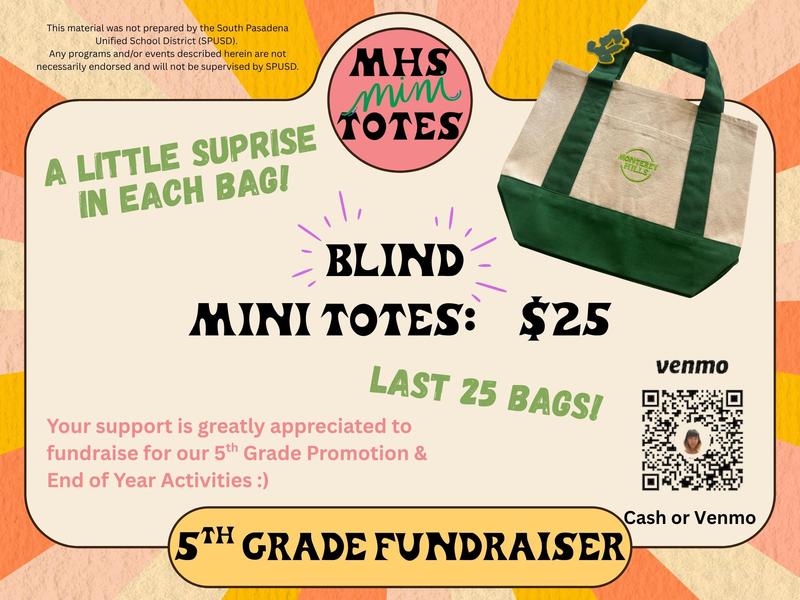 LAST CALL - MHS Mini Totes with a surprise inside... Featured Photo