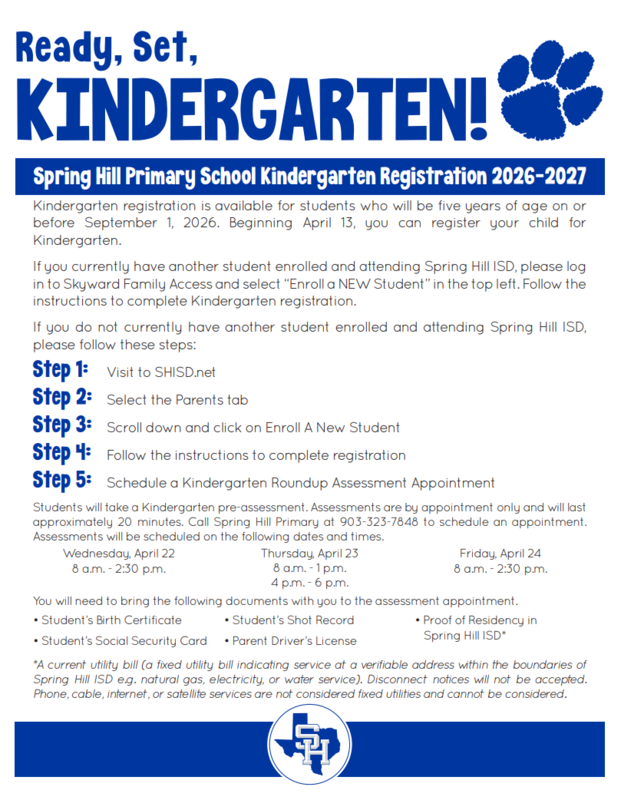 Kindergarten Registration