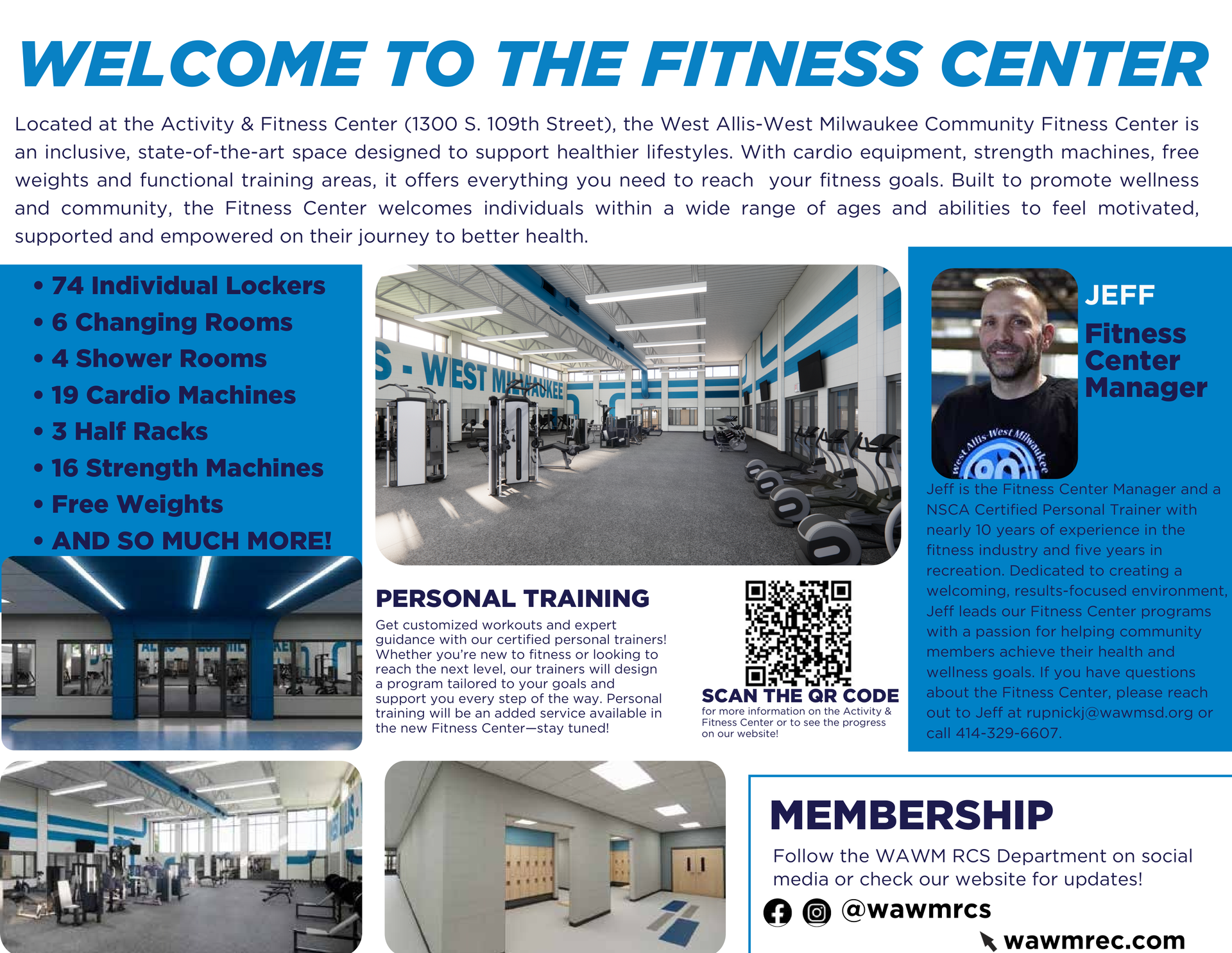 Fitness Center page