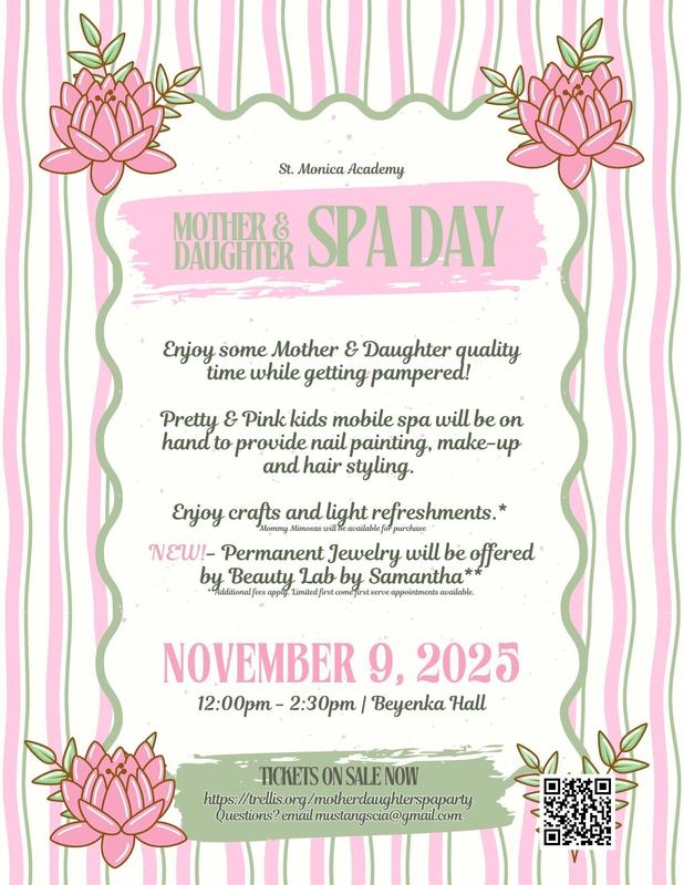 Mother Daughter Spa Day Flyer