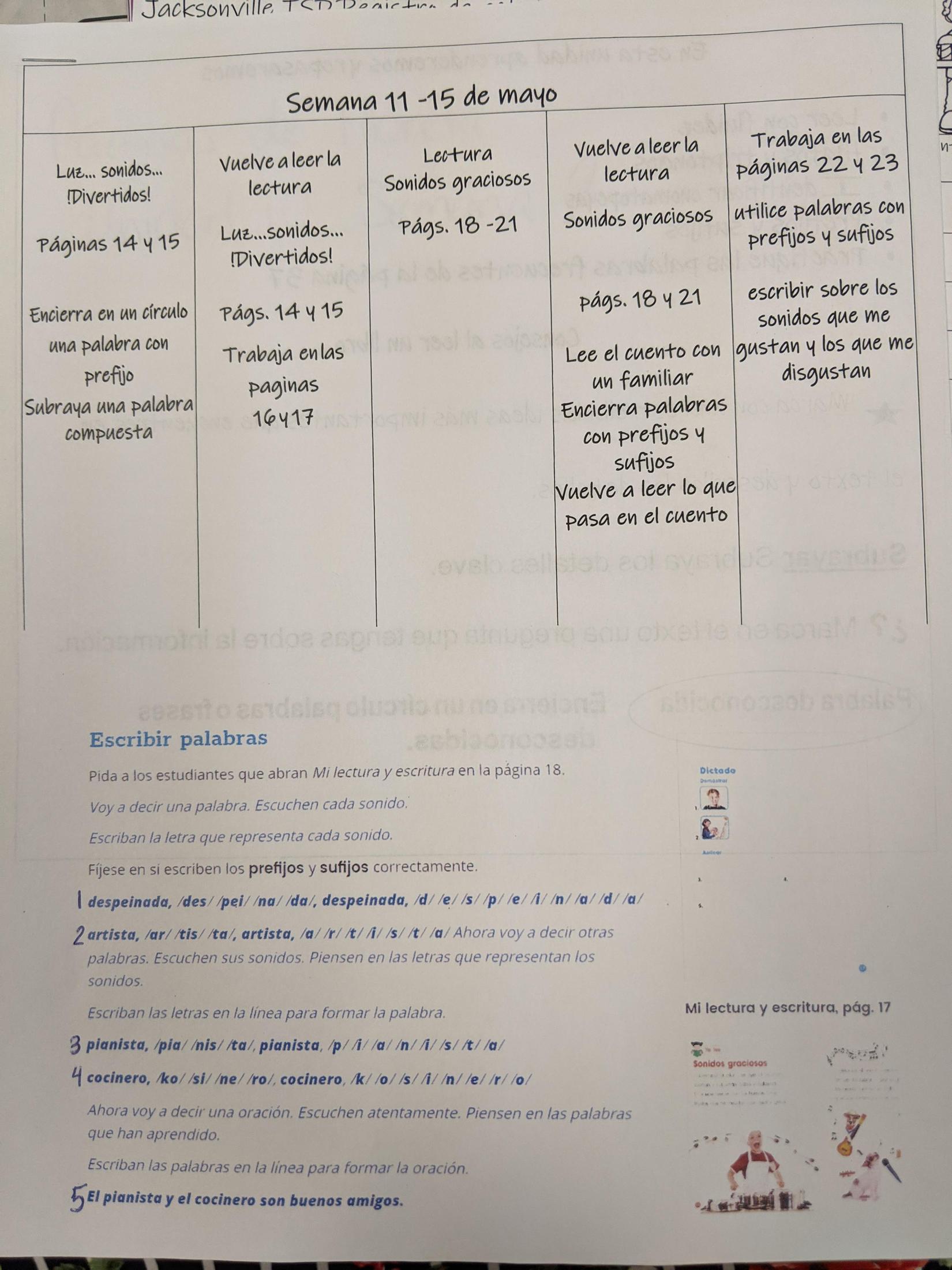 4 Fotos 1 Palabra 8 Letras Contenedores Posts – Rebecca Tapia – Joe Wright Elementary