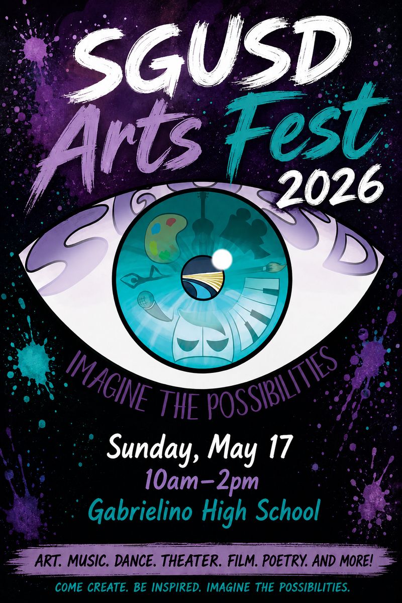 SGUSD Art Fest 2026 Flyer