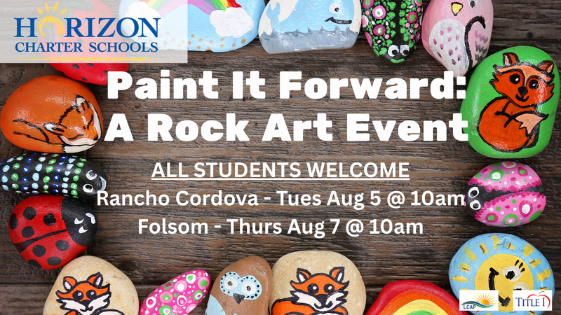 Wood paneling with painted rocks in a circle. Paint it Forward A Rock Art Event. All Students Welcome Rancho cordova Tues Aug 5 @ 10am Folsom Thurs Aug 7 @ 10am