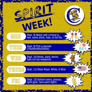 september spirit week themes