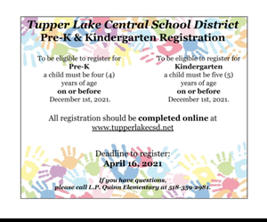 Kindergarten registration details