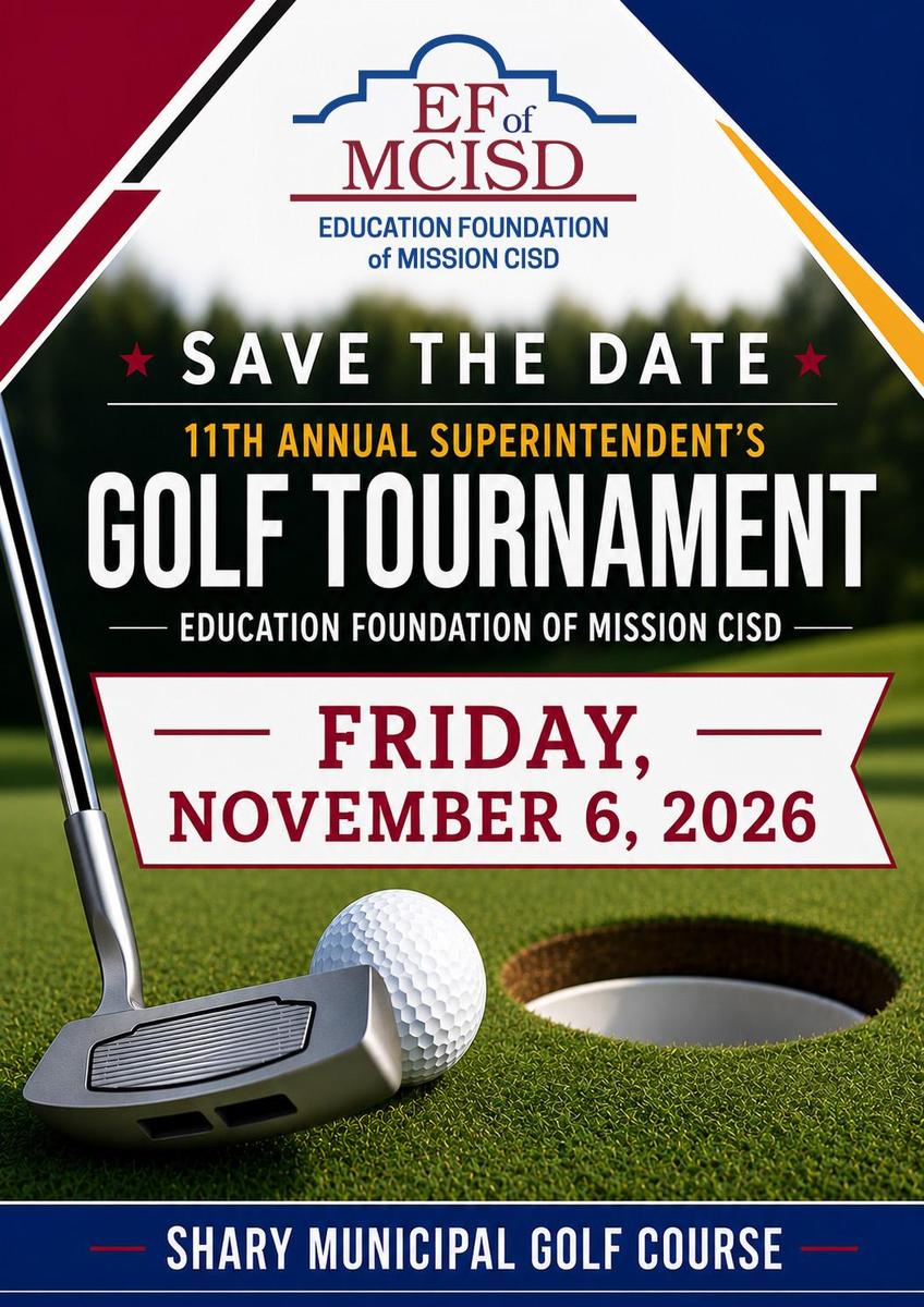 Golf Tournament for Education foundation - Friday November 6 2026
