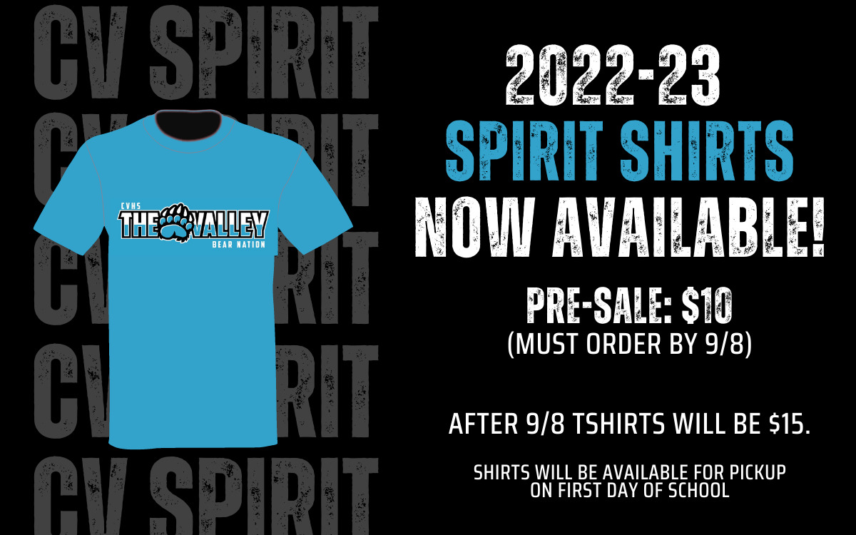 Spirit Tees Now on Sale