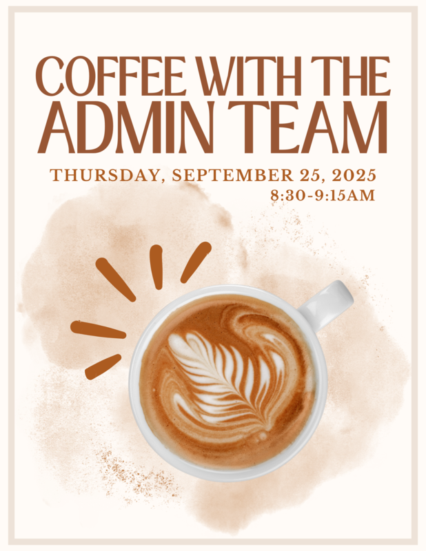 Coffee with the Admin Team! Featured Photo
