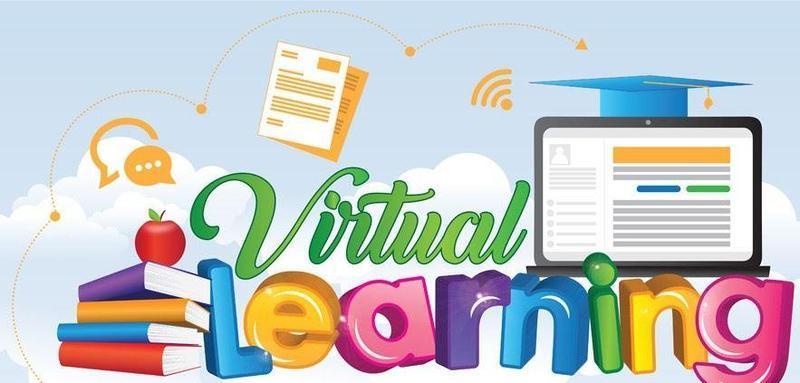 image that says virtual learning