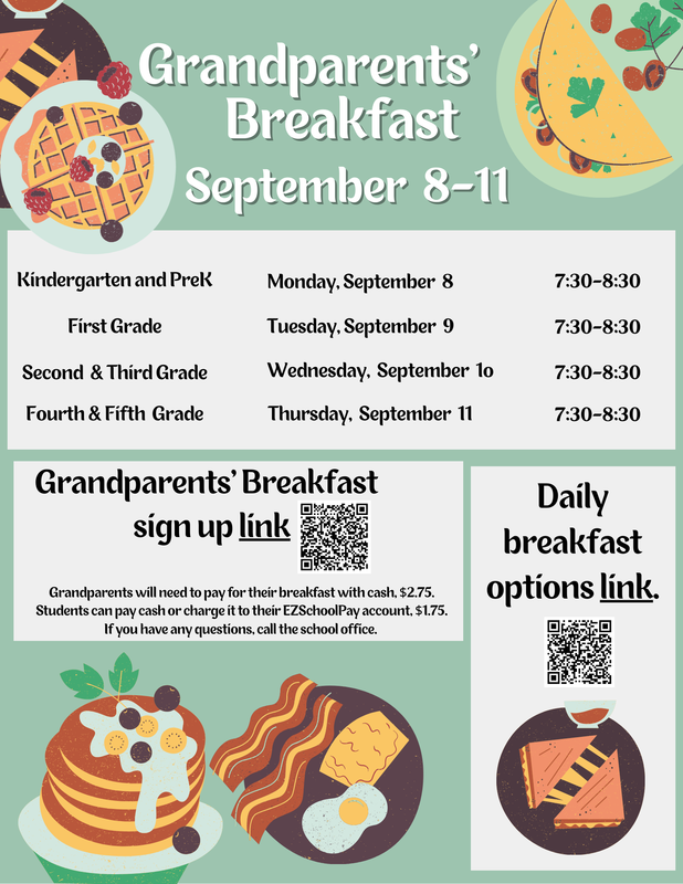 Grandparent's Breakfast flyer