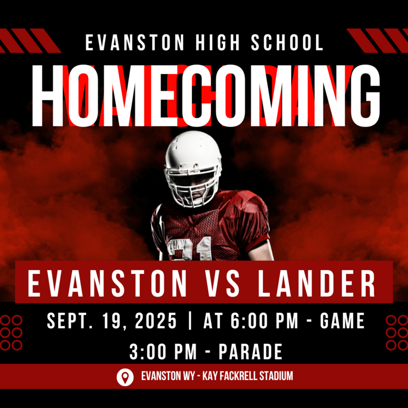Homecoming Sept 19th, 2025 - 3pm Parade / 6pm Game
