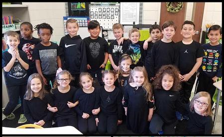 Students pictured in group photo