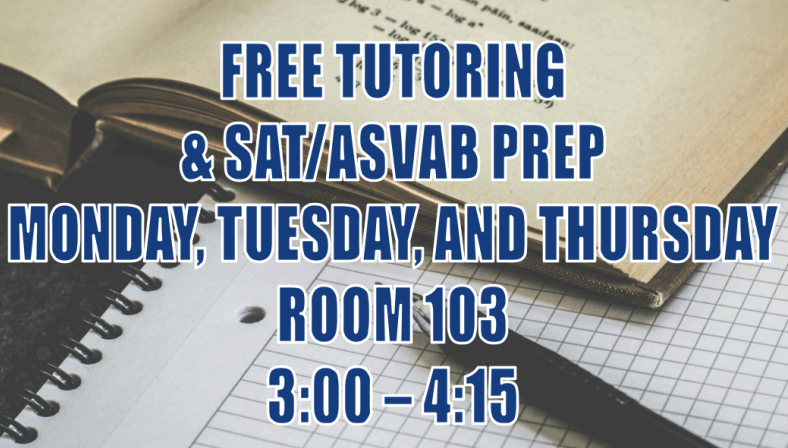 FREE Tutoring & SAT/ASVAB Prep