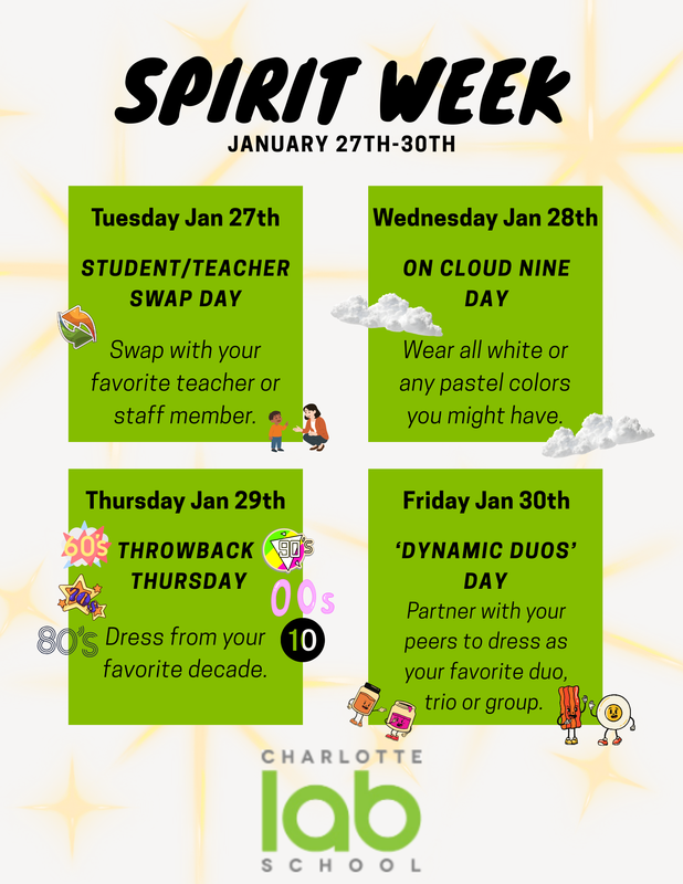 Spirit Week is January 27-January 30 Featured Photo