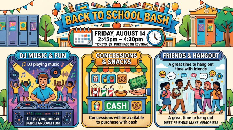 Back to school bash