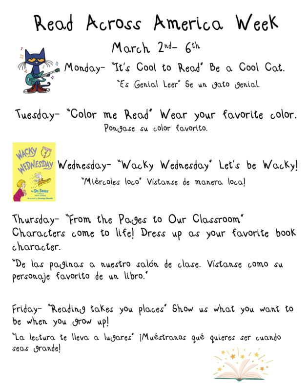read across america spirit week