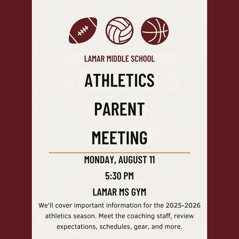 athletics meeting on august 11th at 5:30 pm