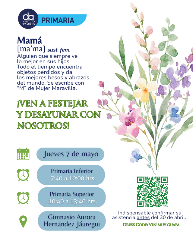 Festival y Desayuno del Día de las Madres (Primaria)