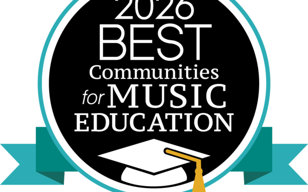 2026 Best Communities for Music Education award logo