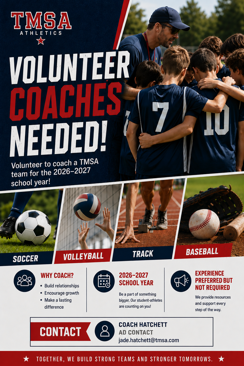 Volunteer Coaches Needed Featured Photo