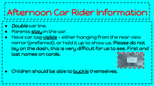 afternoon rules