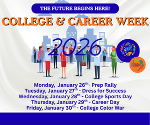 various careers on flyer for college and career week