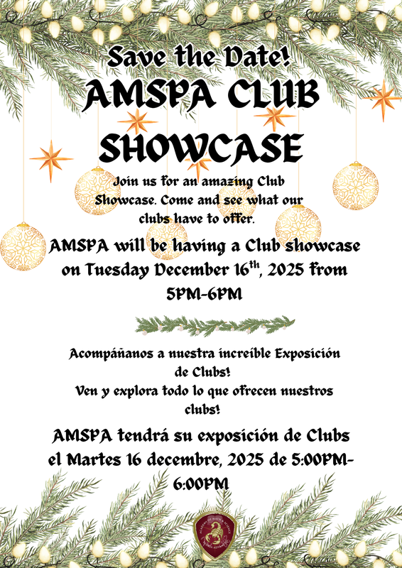 SAVE THE DATE! CLUB SHOWCASE