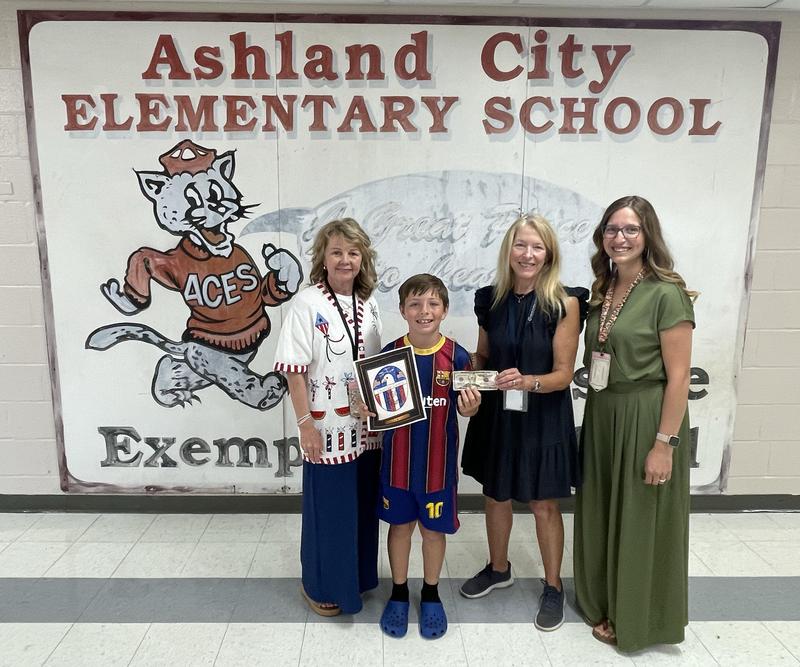 Ashland City Elementary STEM Academy fourth-grader Coleman Batts submitted the winning entry!