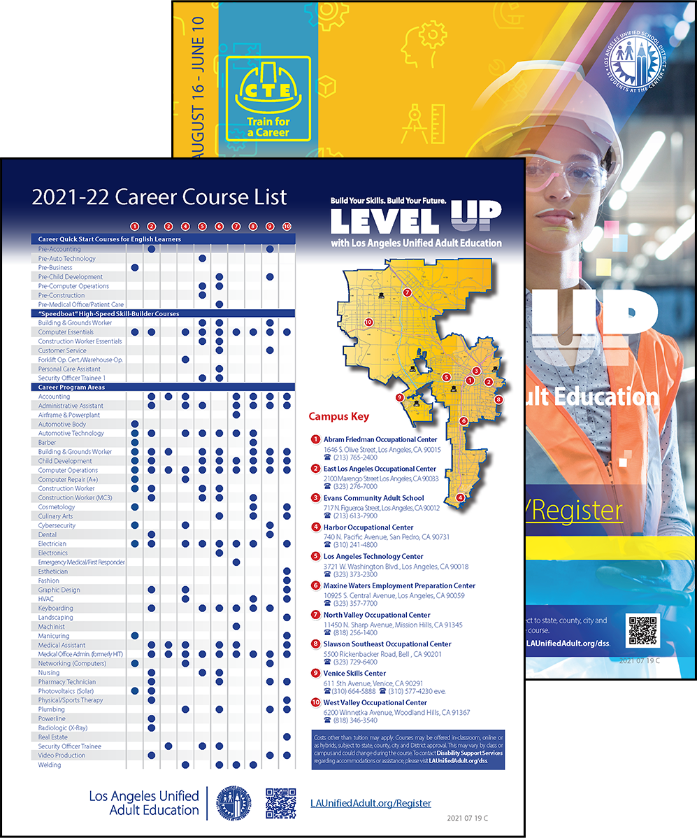 Career Technical Education Flyer - Program Area - Cover 01