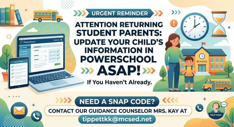 Returning Student Flyer