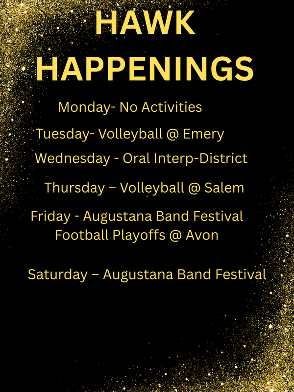 Hawk Happenings