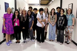 PHS art students at Oct. 13 Art Show