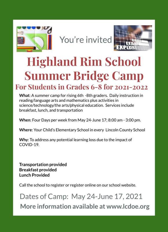 Summer Bridge Camp Information Featured Photo