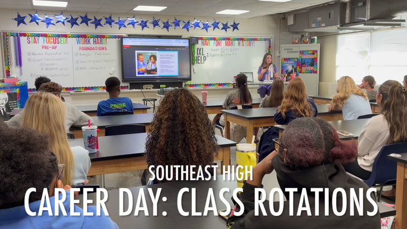 Southeast High School Career Day Class Rotations
