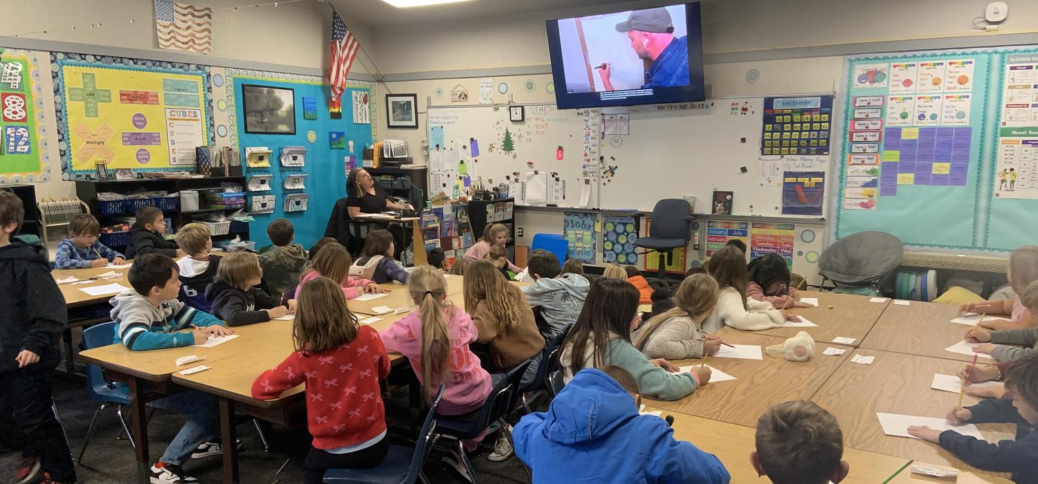 Alta Sierra Elementary - Author Zoom Visit with Peter Brown - December 4, 2025