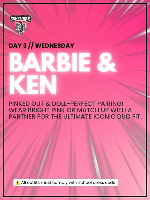 Wednesday Dress: Barbie & Ken Day