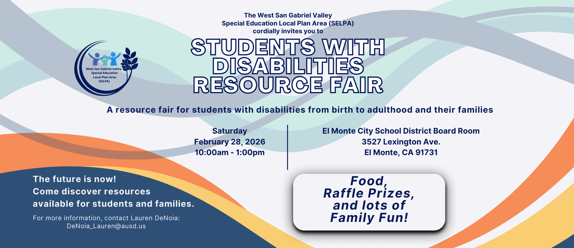 WSGV SELPA - Students with Disabilities Resource Fair