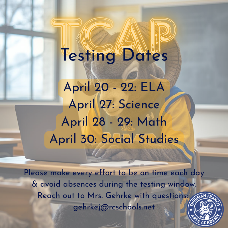 TCAP Testing Dates